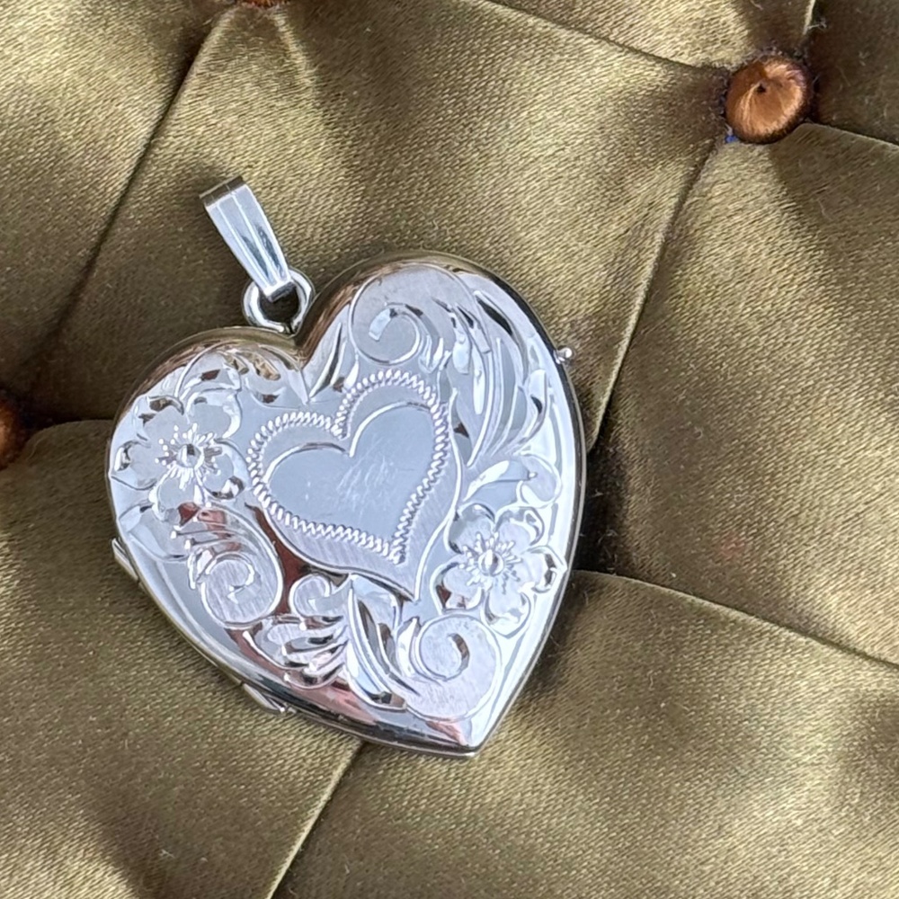 Large Four Picture Locket Sterling